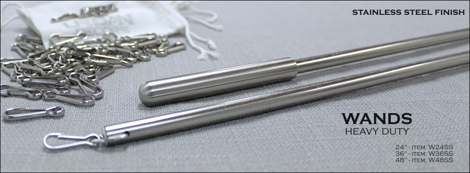 Wands Heavy Duty (Stainless Steel Finish)